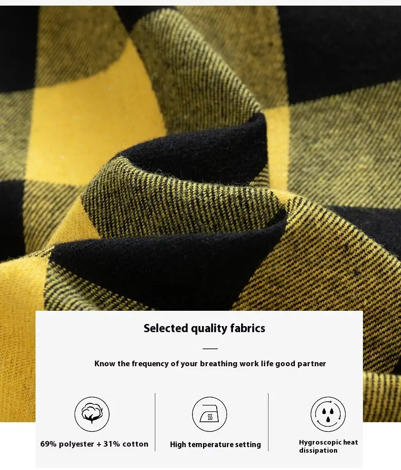 Youth Loose Fashion Large Plaid Shirt