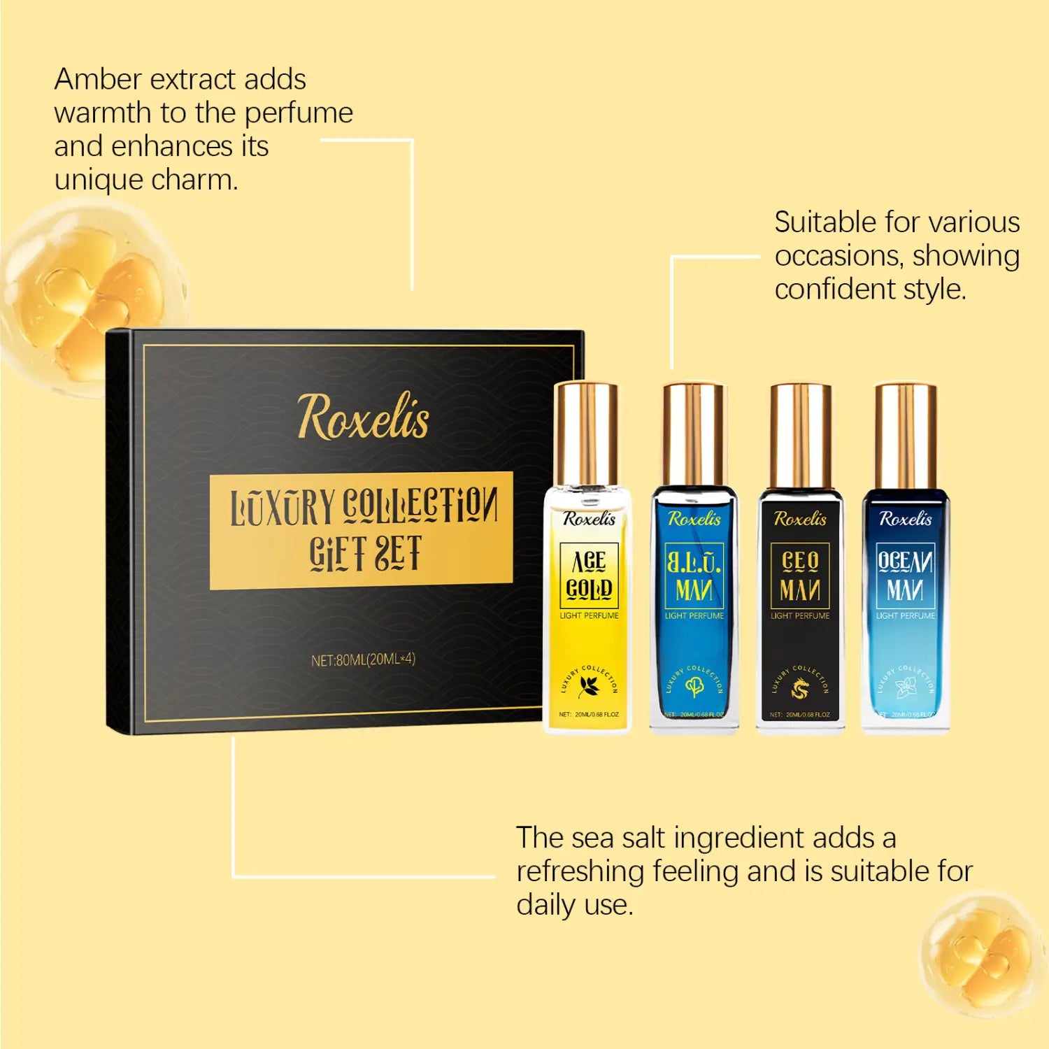 Eau De Toilette Suit Men’s Perfume Lasting Fragrance