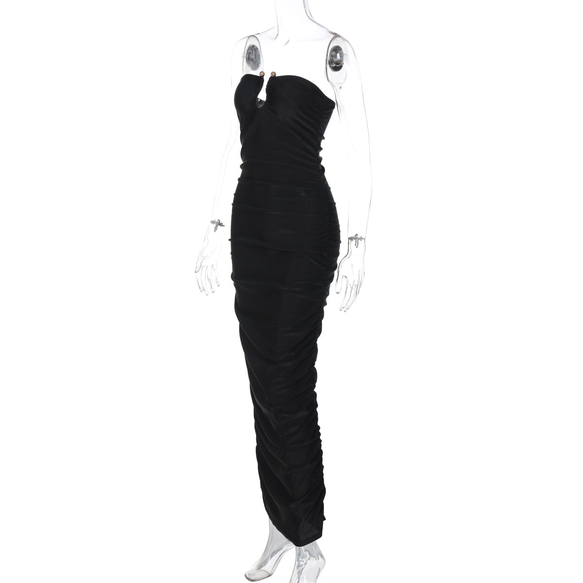 Women’s Fashion V-neck Back Slim Fit Dress