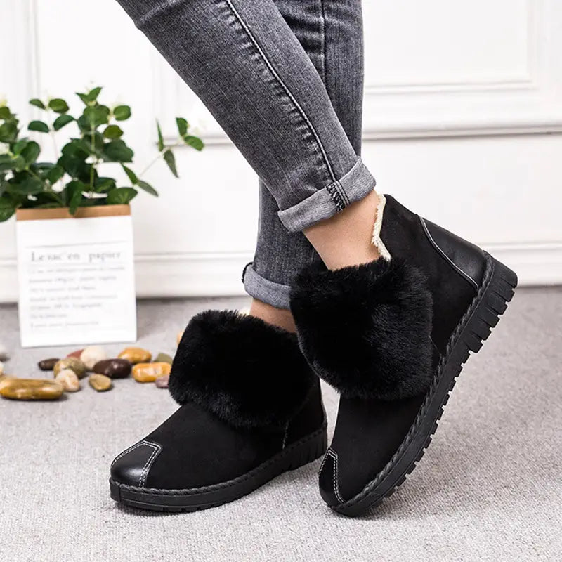 Old Beijing cloth shoes thermal cotton boots