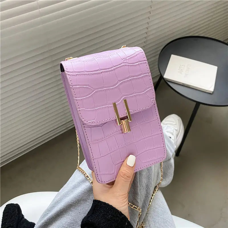 Pattern Fashion Women’s Bag High-quality Texture Shoulder Bag Mobile Phone Bag PU Buckle Crossbody Bags For Women