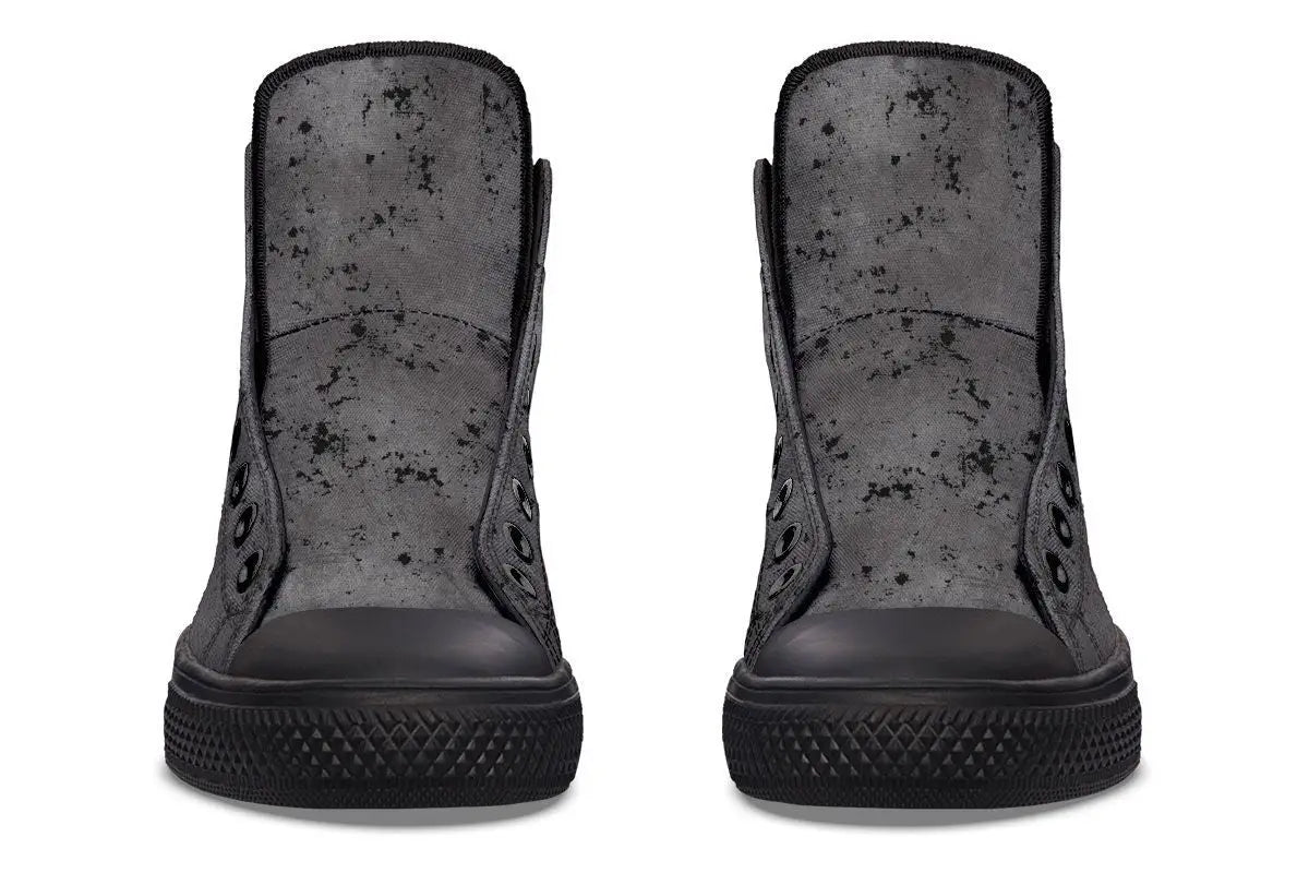 Printed Couple High-top Canvas Shoes