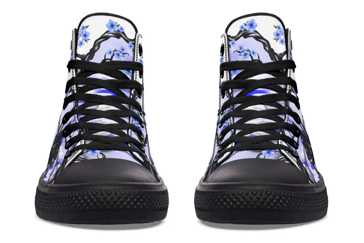 Printed Couple High-top Canvas Shoes