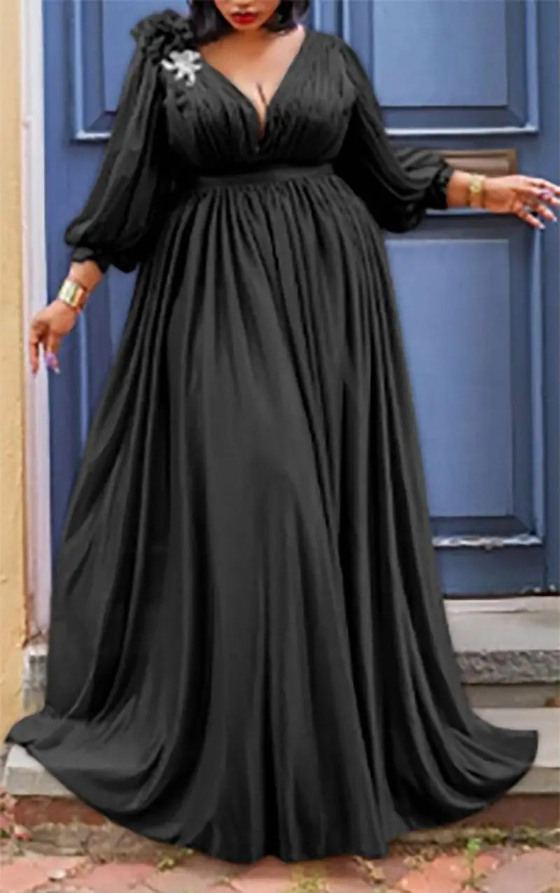 Commuter European And American Plus Size Women’s Dress
