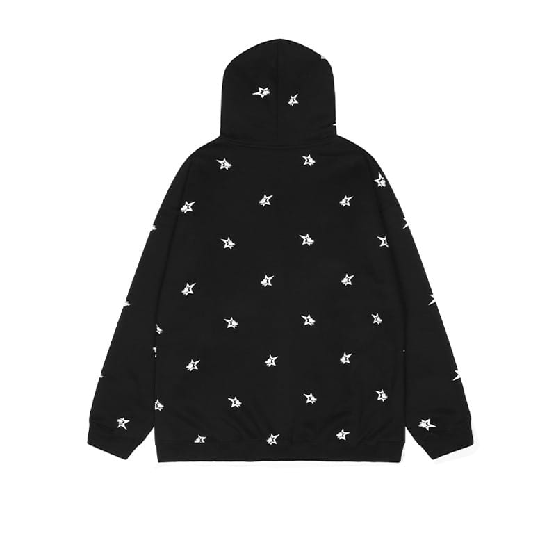 Fleece Zipper Cardigan Hooded Sweater For Men And Women Loose