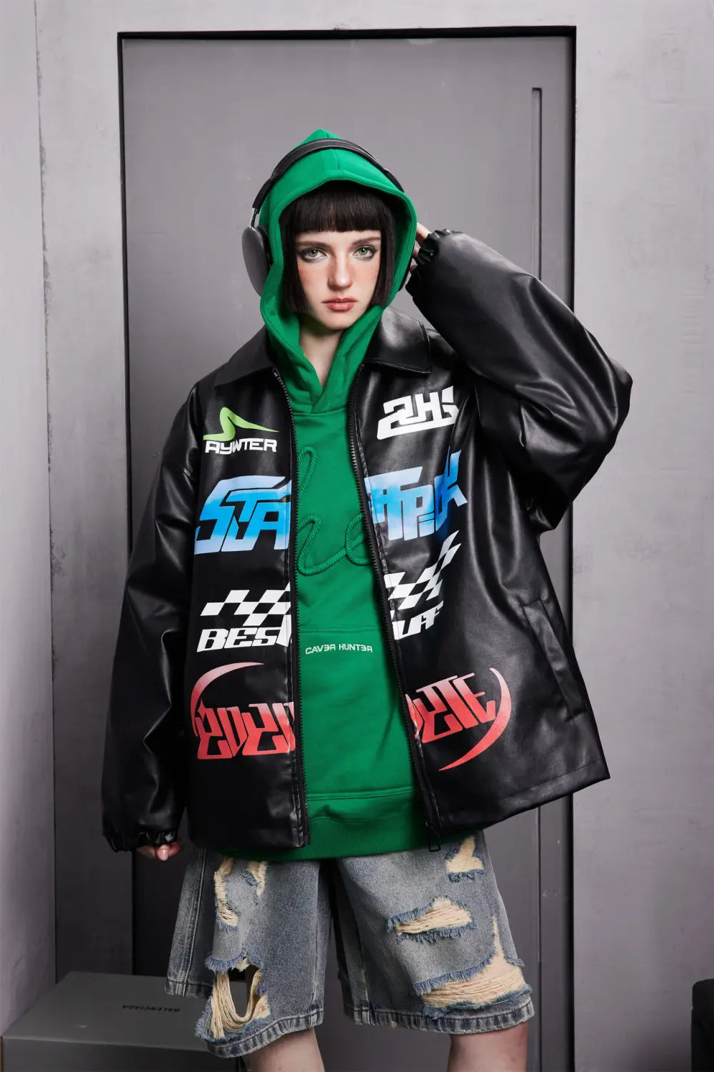 American Retro Loose Couple Baseball Uniform Coat For Men