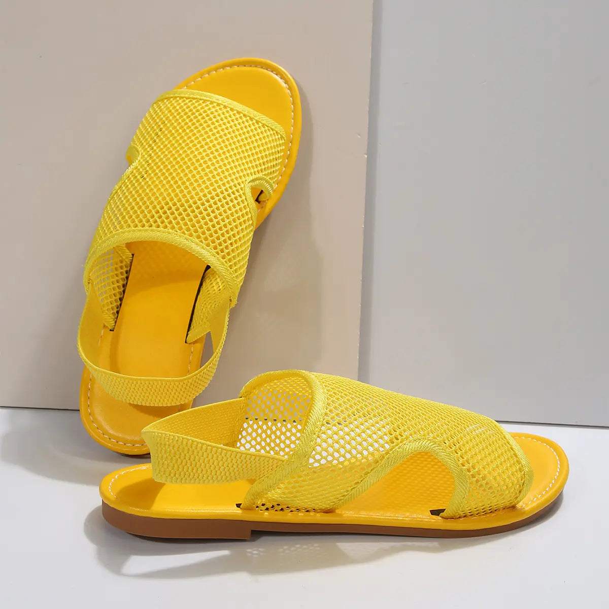 New Mesh Sandals Summer Casual Breathable Flat Shoes For Women Men Beach Shoes
