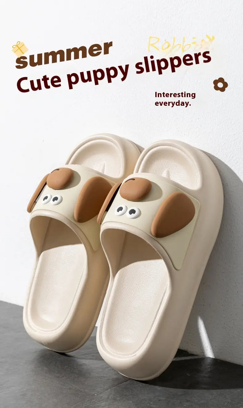 Cute Cartoon Dog Slippers