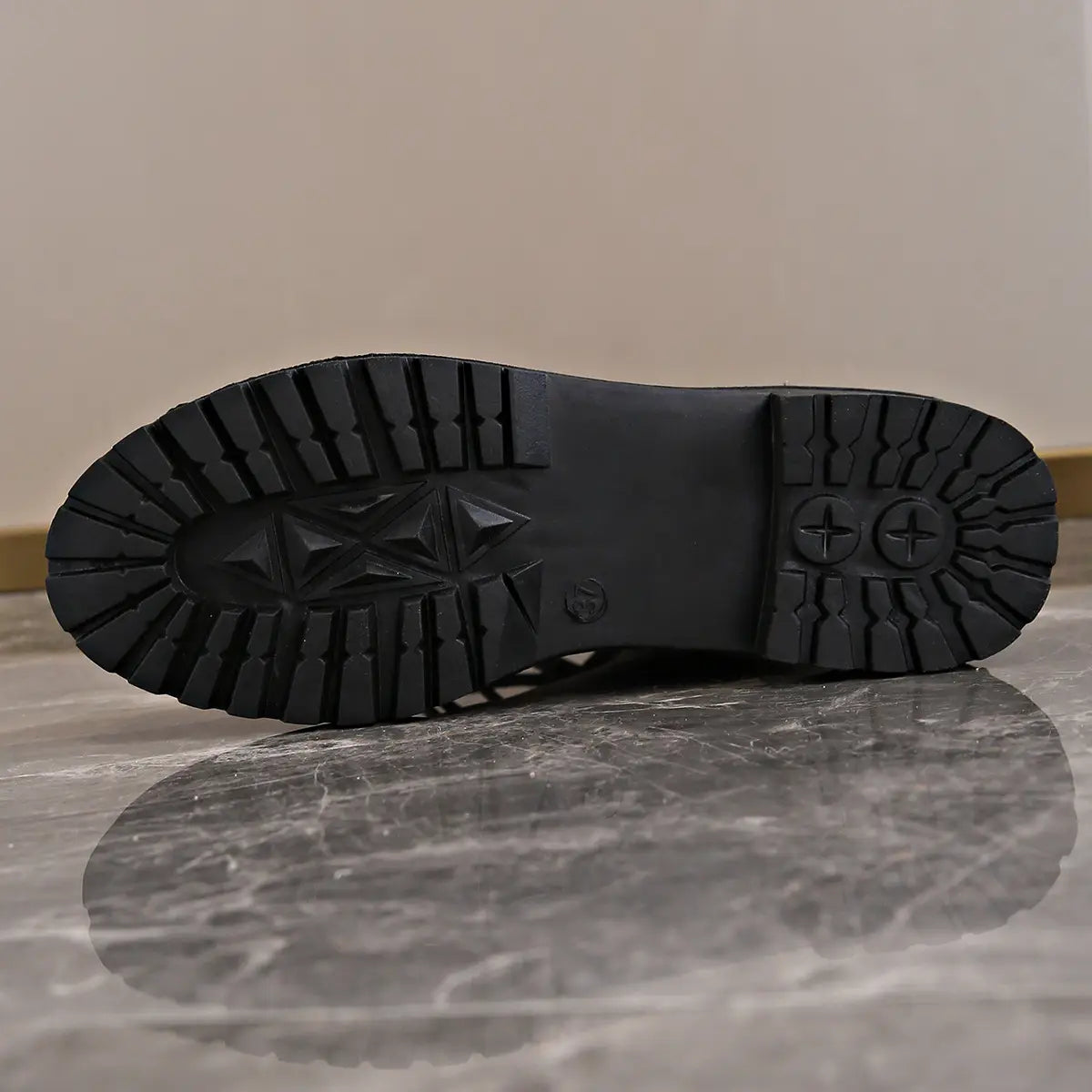 Printed short boots for women