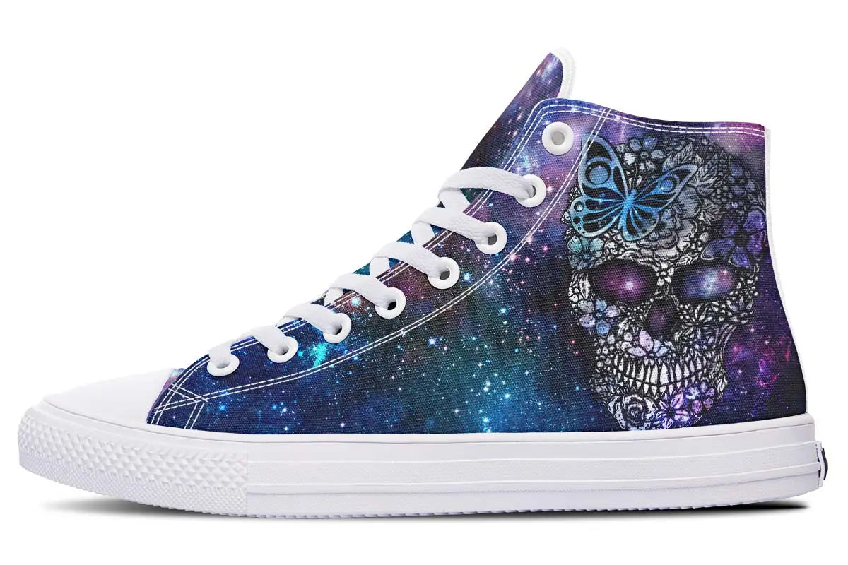 Printed Couple High-top Canvas Shoes