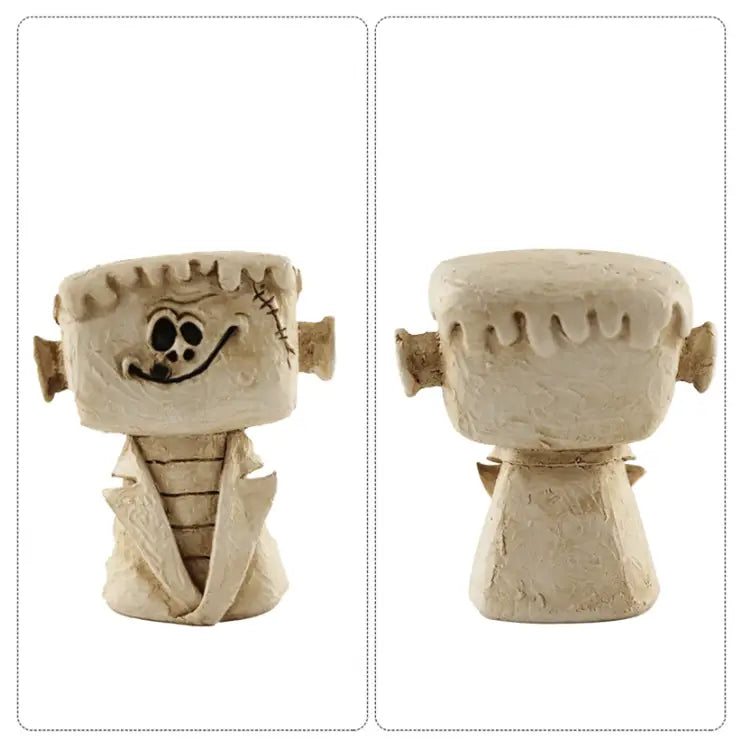 Halloween Cute Pumpkin Ghost Ornaments Scene Desktop Decorations