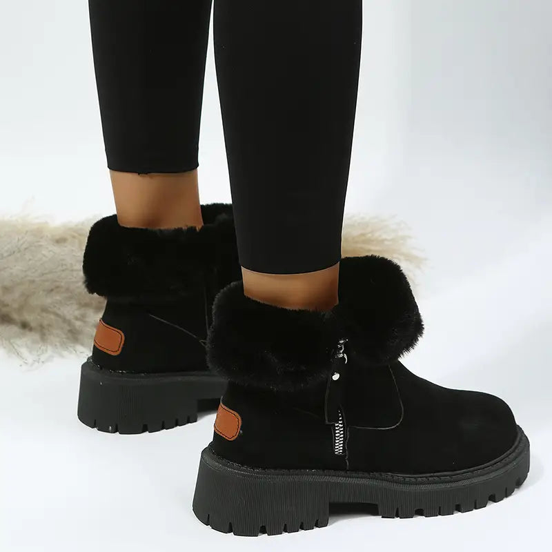 Thick Plush Snow Boots