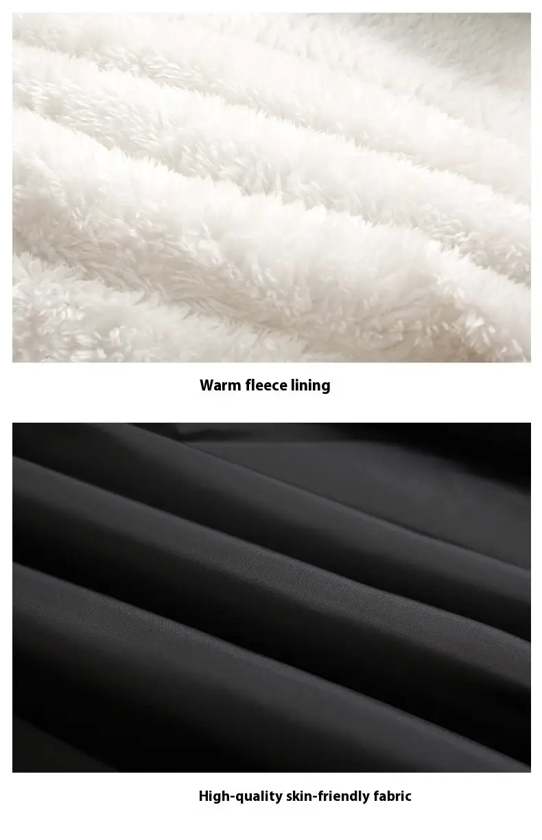 Men’s Autumn And Winter Warm Outdoor Lamb Wool Vest