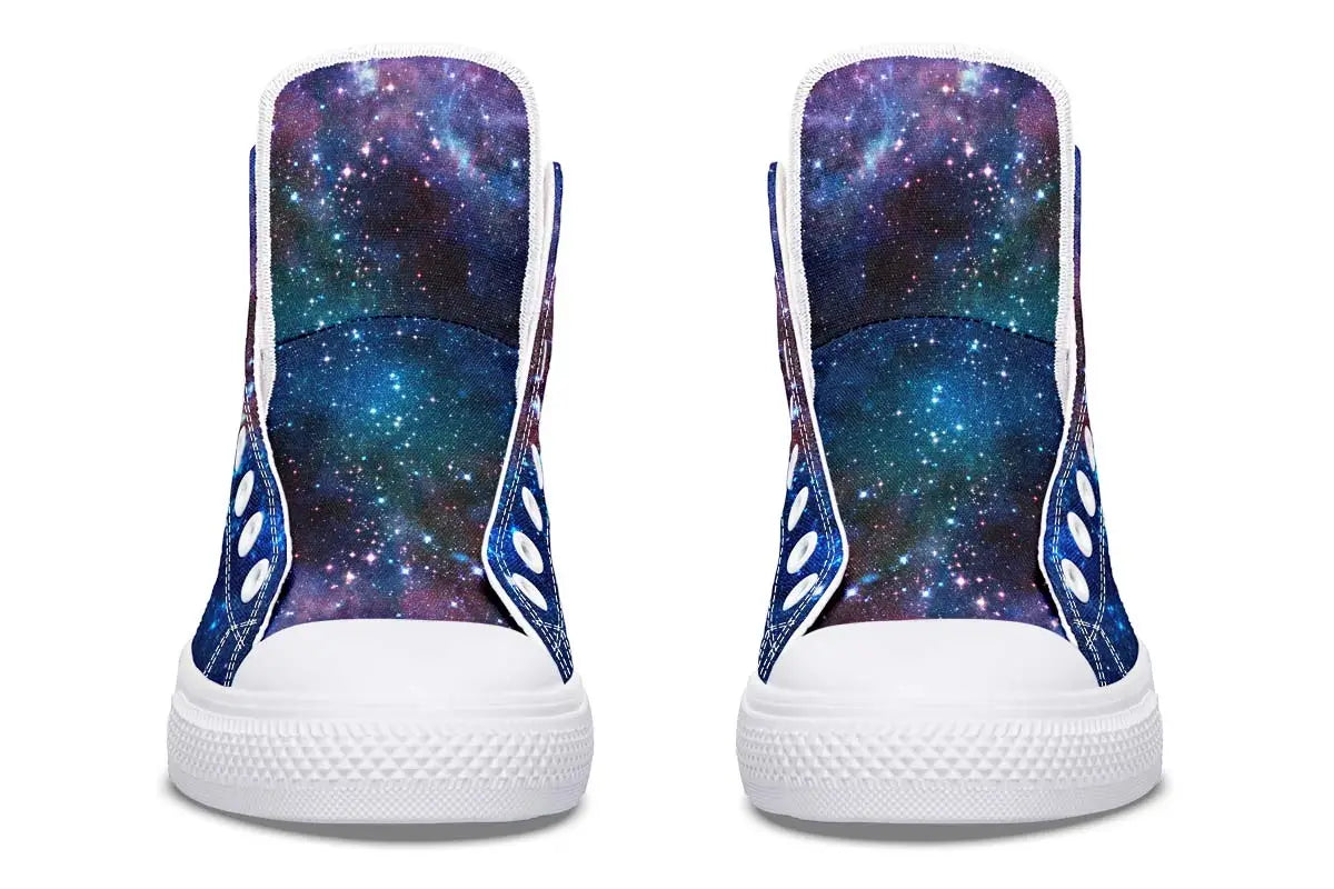 Printed Couple High-top Canvas Shoes