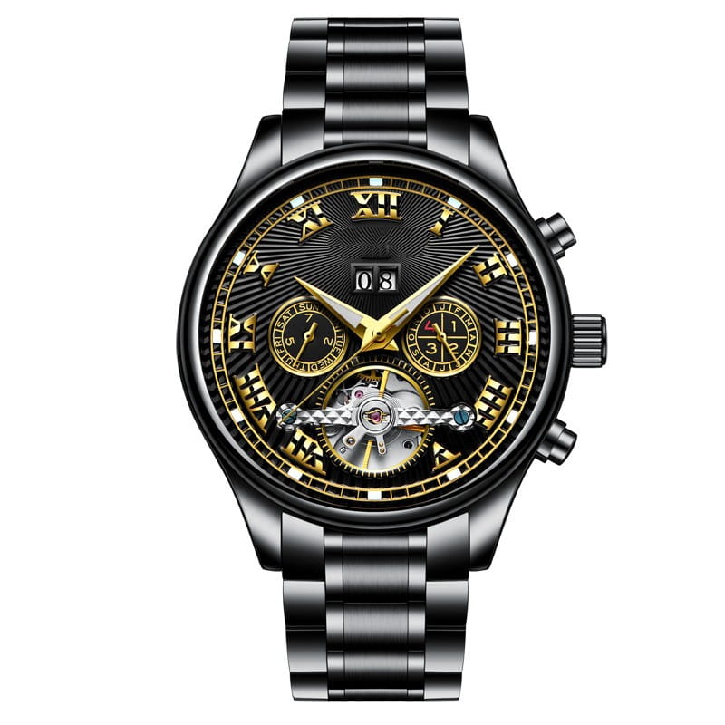 Men’s Fully Automatic Mechanical Watch Fashion Calendar Waterproof