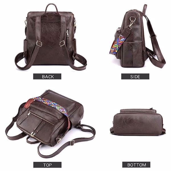 Women’s PU Leather Backpack