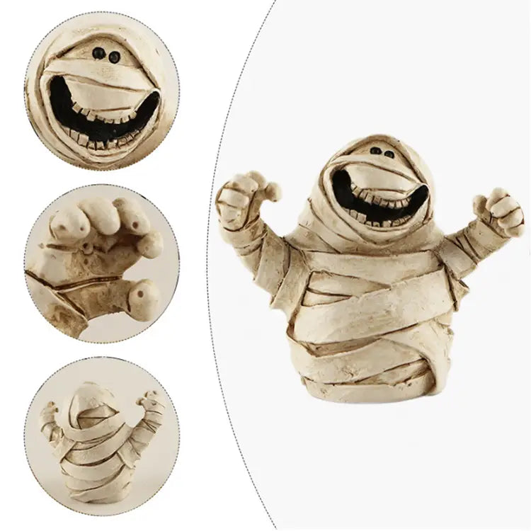 Halloween Cute Pumpkin Ghost Ornaments Scene Desktop Decorations