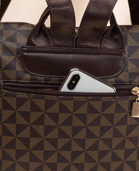 Casual Anti-theft Pu Leather Backpack