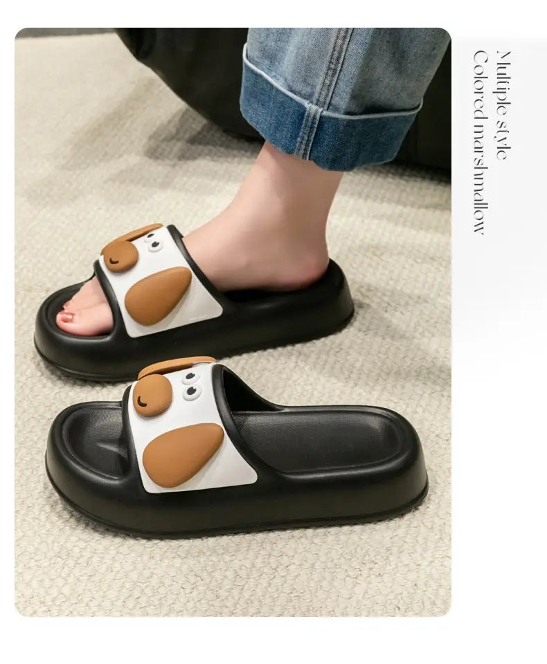 Cute Cartoon Dog Slippers