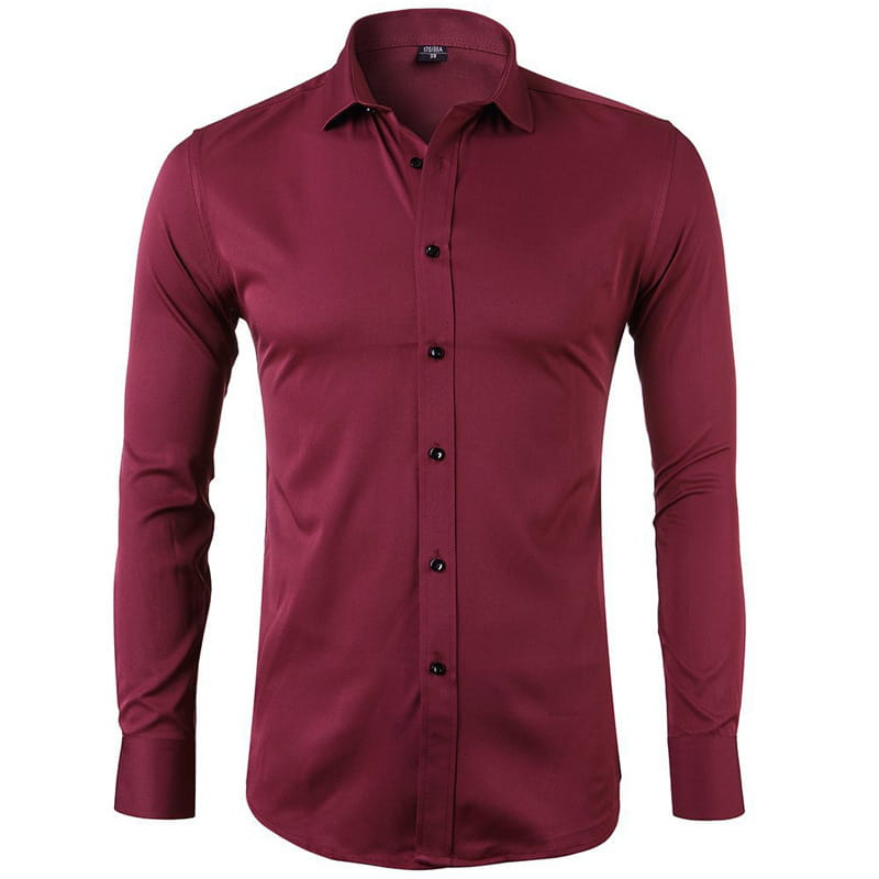 Business Formal Men’s Stretch Free Iron Shirt