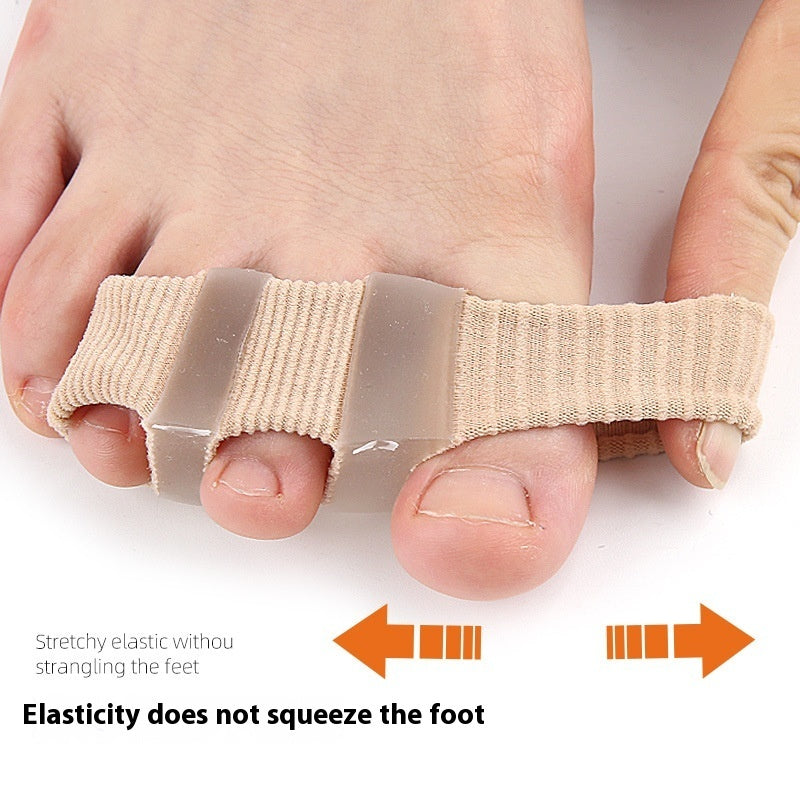Five-hole Fiber Toe Separator Thumb Valgus Orthosis