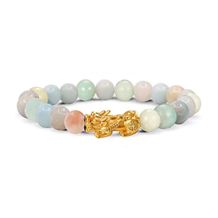 Beaded bracelet with golden charm from Men’s and Women’s Bracelets collection.