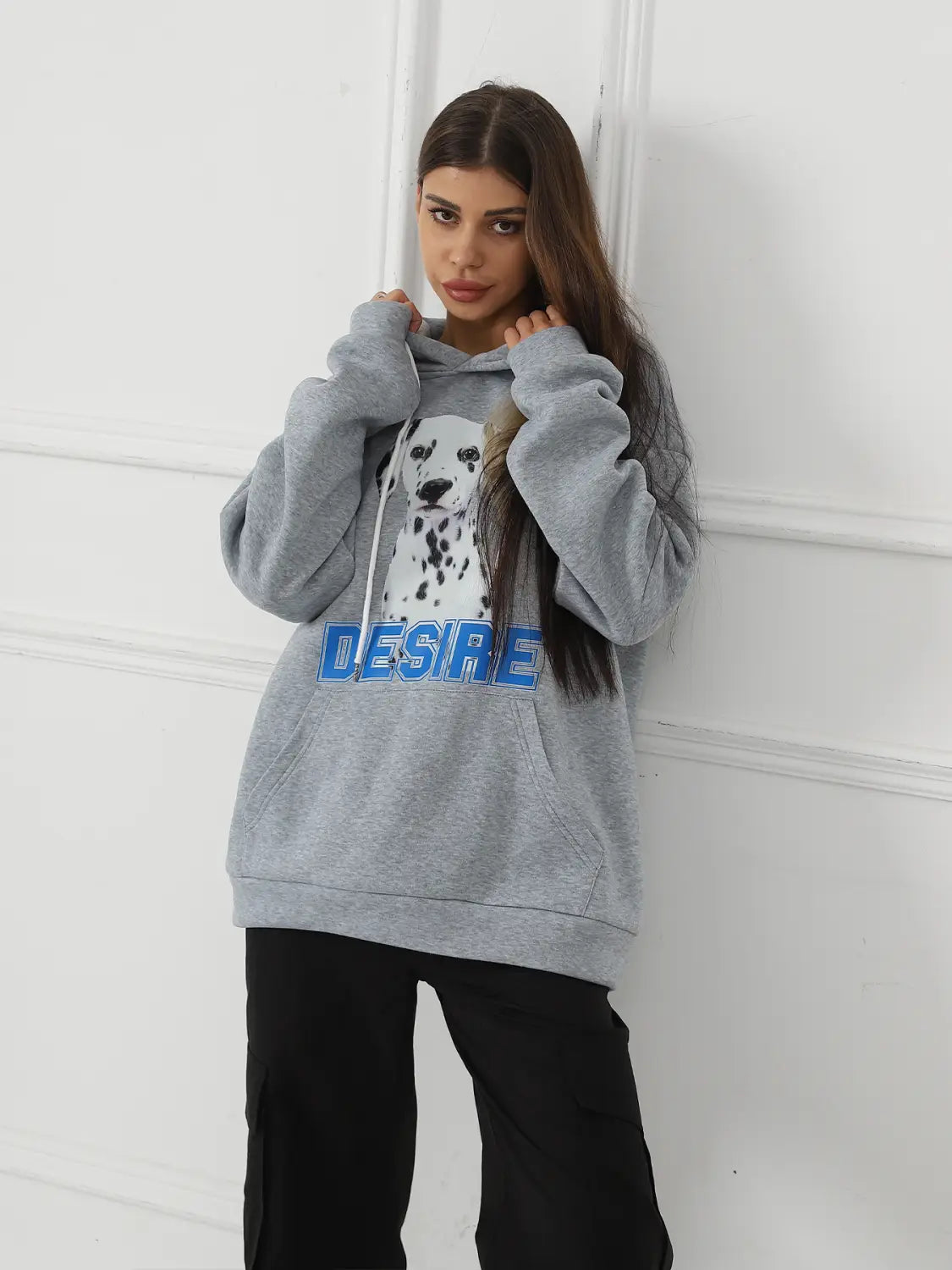 Women’s Fashionable Casual Printed Long Sleeved Sweatshirt