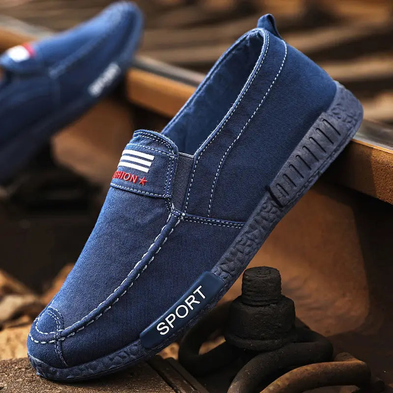Cloth Shoes Men’s Casual Shoes Canvas Washed Denim Men’s Shoes