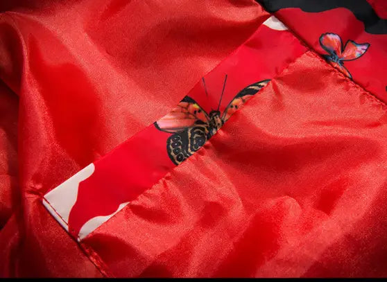 Thin camouflage butterfly coat for men