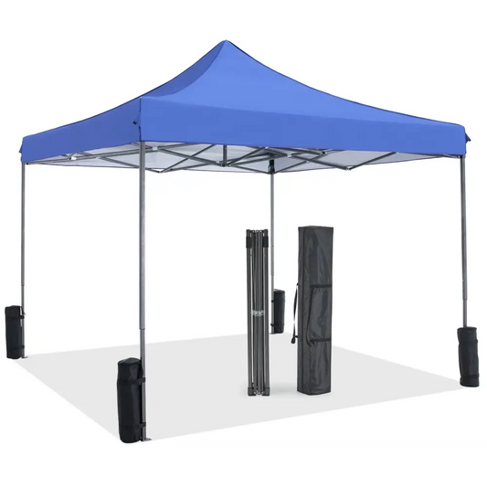 10 X 10ft Up Canopy Tent Easy Setup Outdoor Shade Instant Portable Sun Shelter Canopy Tent For Parties Camping Beach - 5