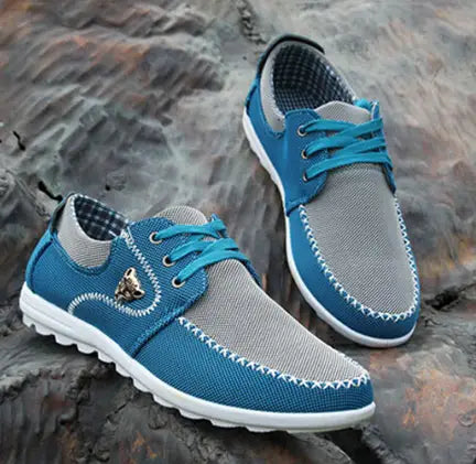 New men’s casual canvas shoes