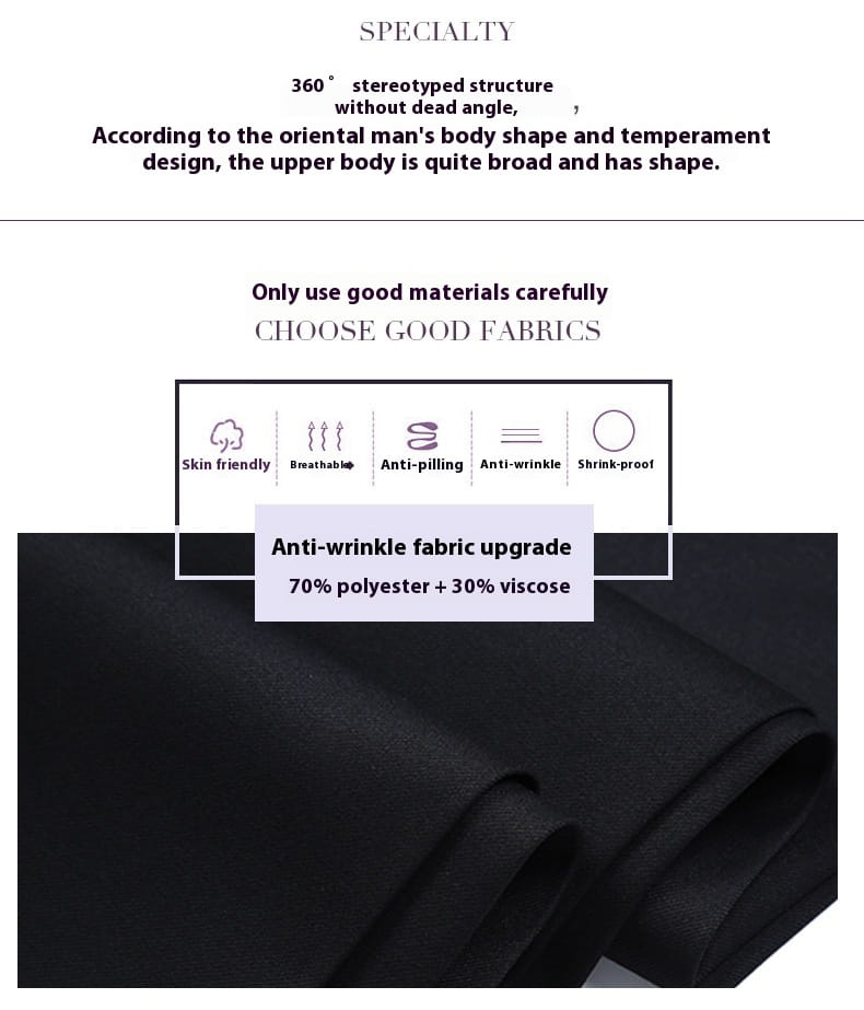 Dark Green Suit Suit Men’s Three-piece Suit Korean Slim Suit Business