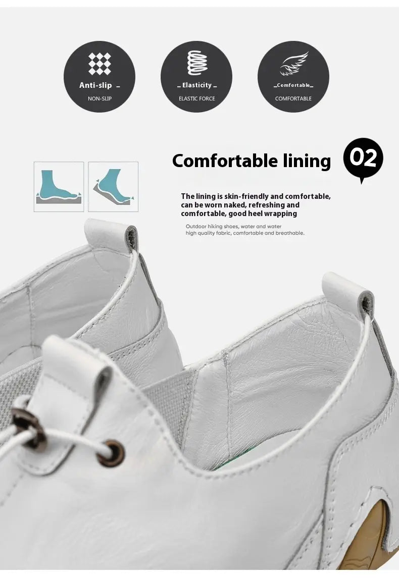 Men’s Plus Size Sports Genuine Leather Leather Shoes