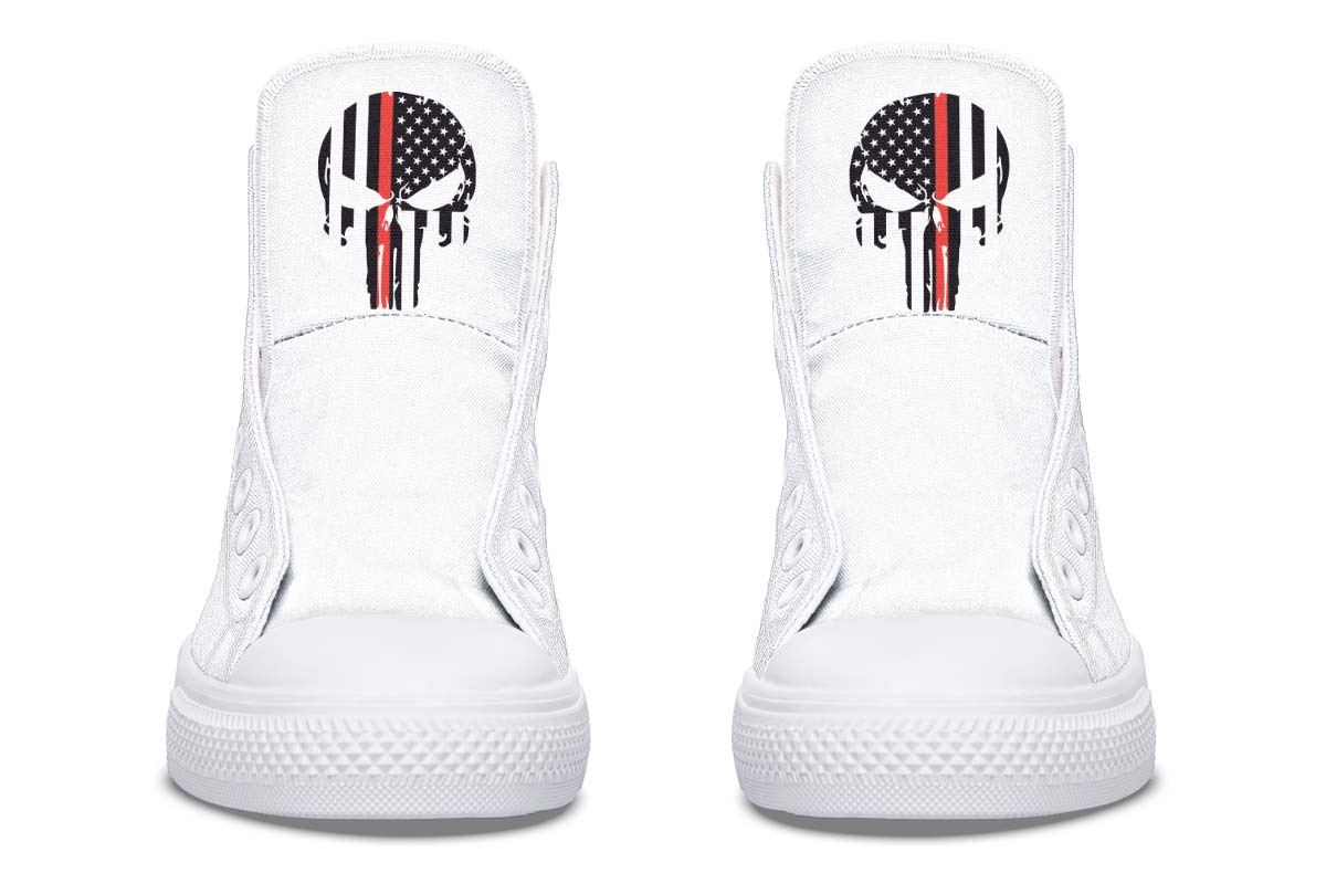 Printed Couple High-top Canvas Shoes