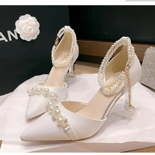 Fairy Style High Heels Women Stiletto Ankle-strap Buckle Pumps