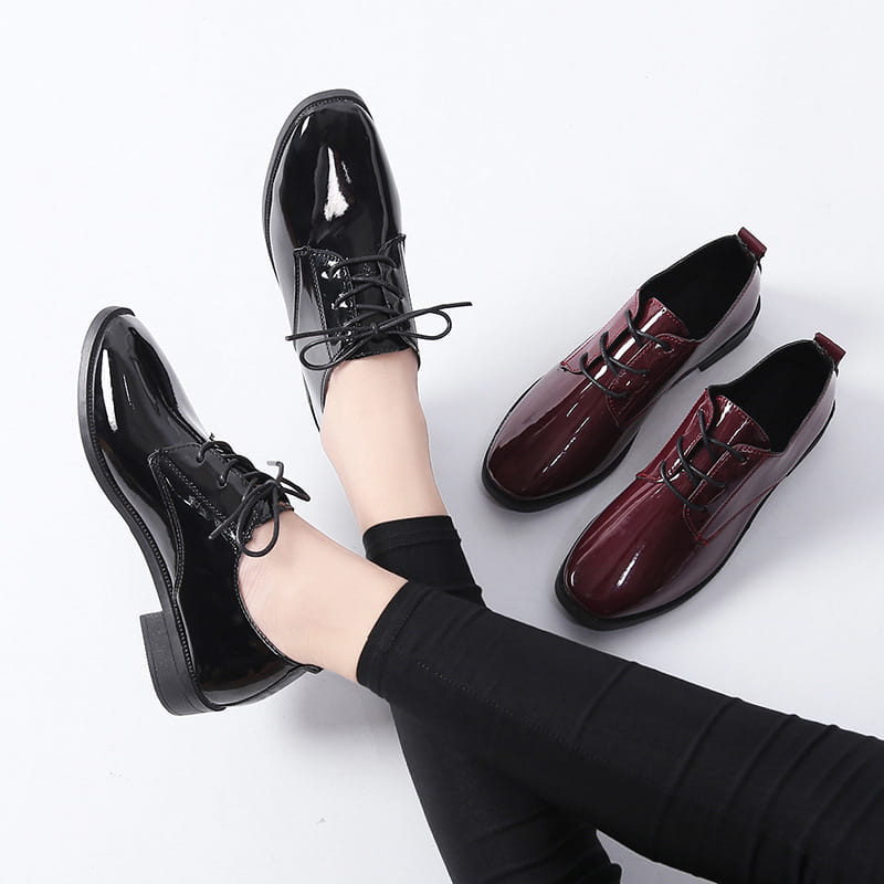 Women’s All-match Flat Low Heel Vintage Leather Shoes