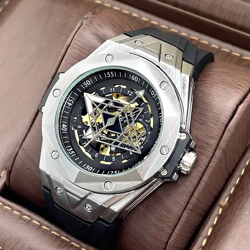Men’s Automatic Personality Skeleton Mechanical Watch