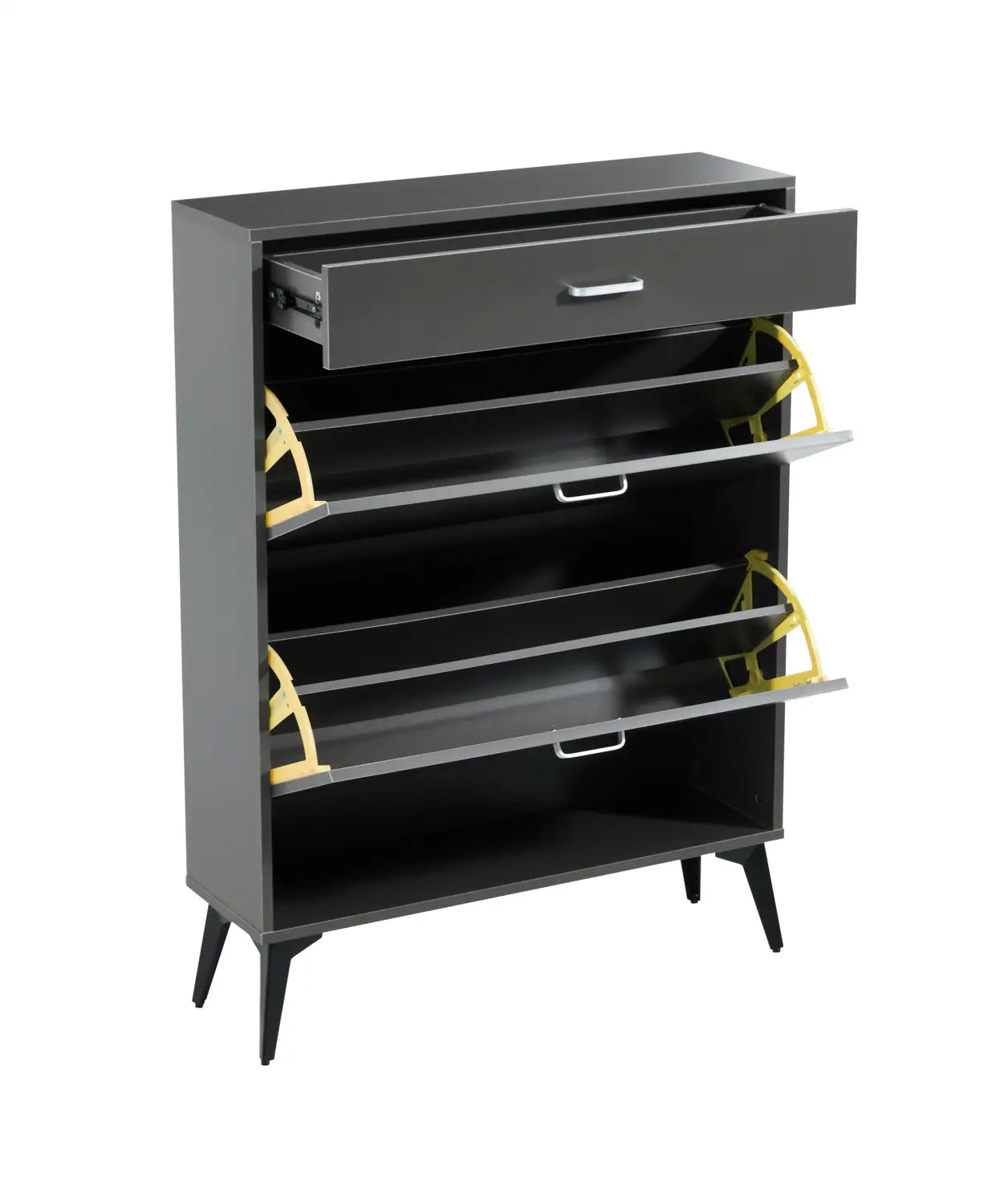 Shoe Cabinet Shoe Storage Shelves Grey