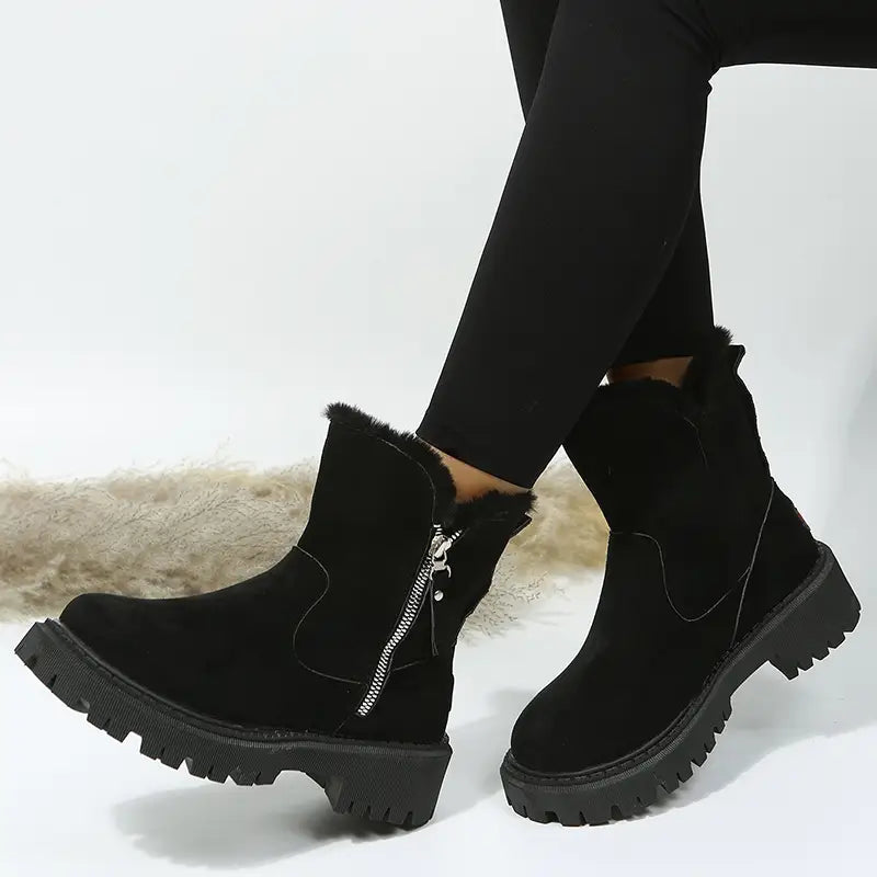 Thick Plush Snow Boots