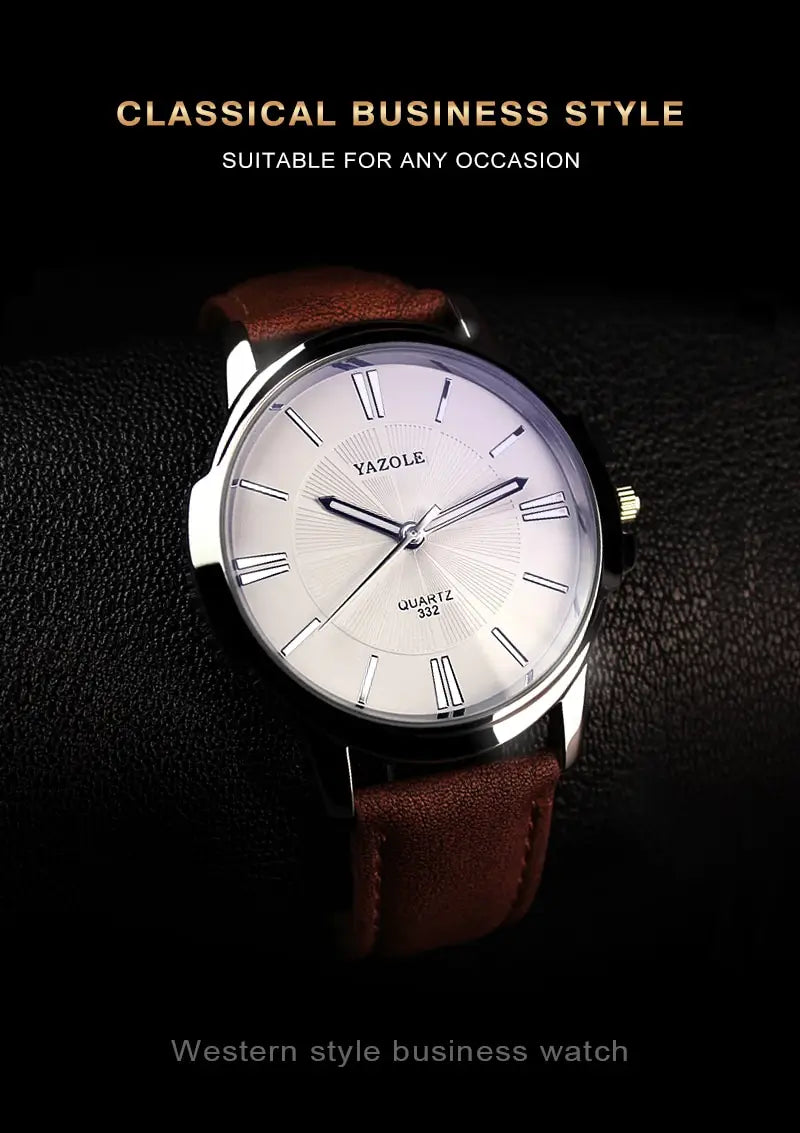 New Men’s Business Waterproof Luminous Quartz Watch