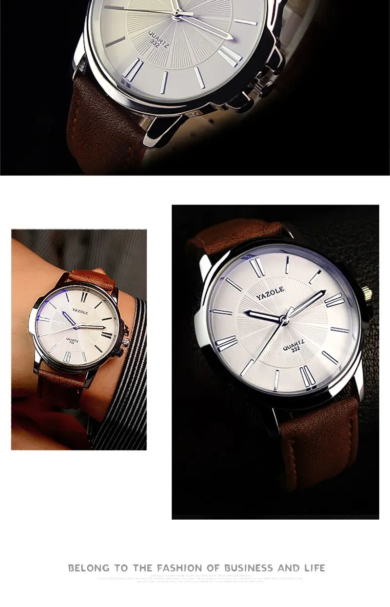 New Men’s Business Waterproof Luminous Quartz Watch