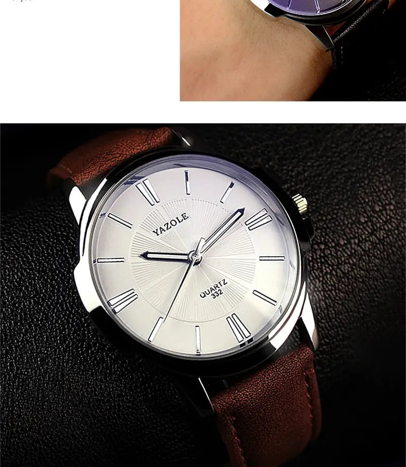 New Men’s Business Waterproof Luminous Quartz Watch