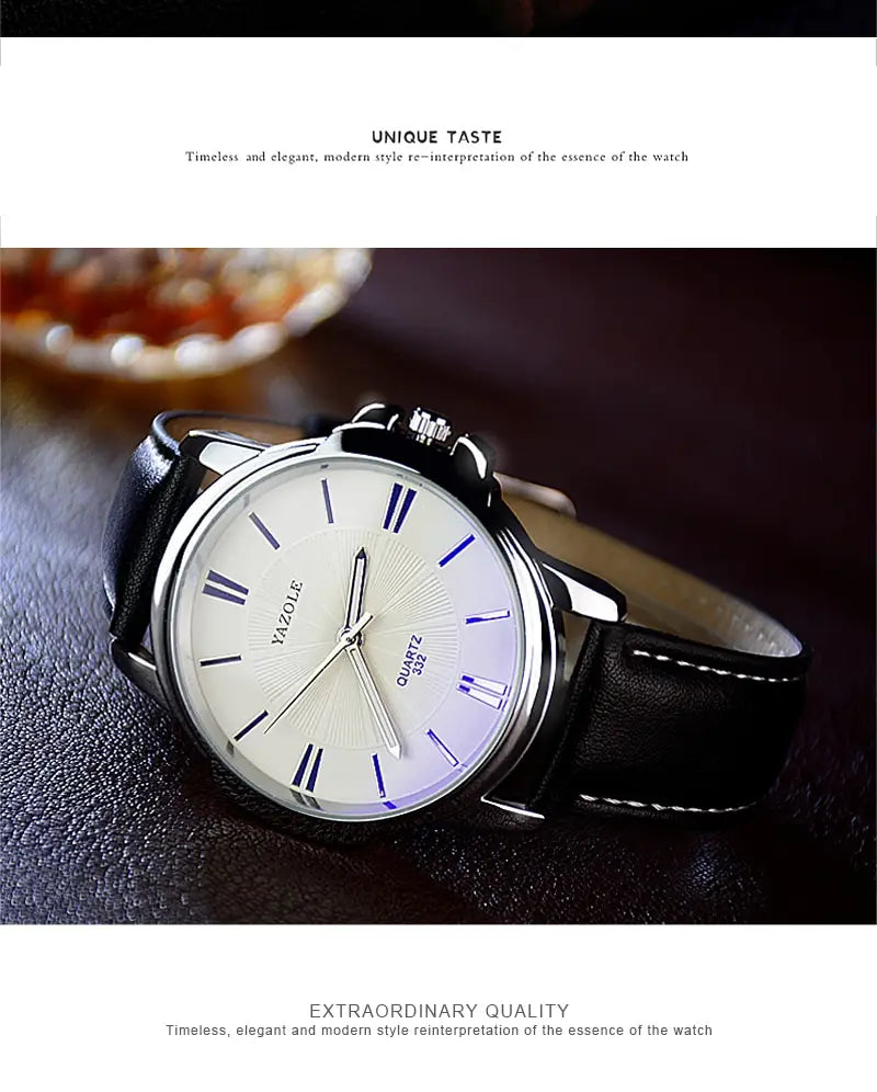 New Men’s Business Waterproof Luminous Quartz Watch