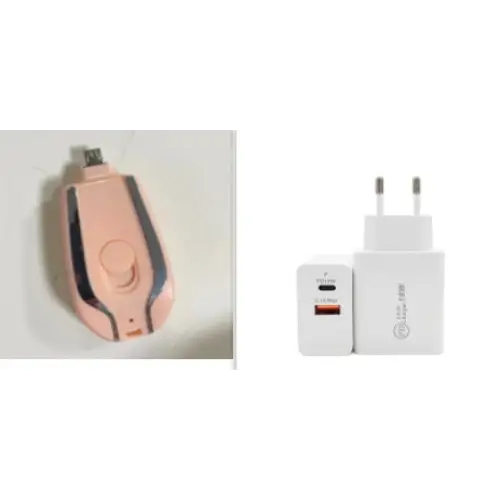 1500mAh Mini Power Emergency Pod Keychain Charger With Type-C Ultra-Compact Mini Battery Pack Fast Charging Backup Power Bank Beyond Trends Hub
