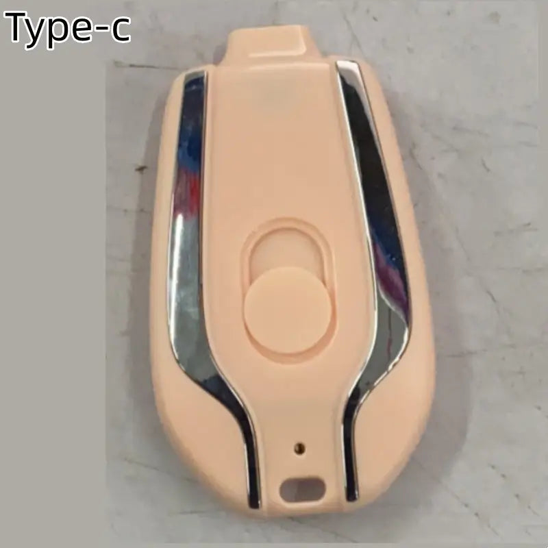 1500mAh Mini Power Emergency Pod Keychain Charger With Type-C Ultra-Compact Mini Battery Pack Fast Charging Backup Power Bank Beyond Trends Hub