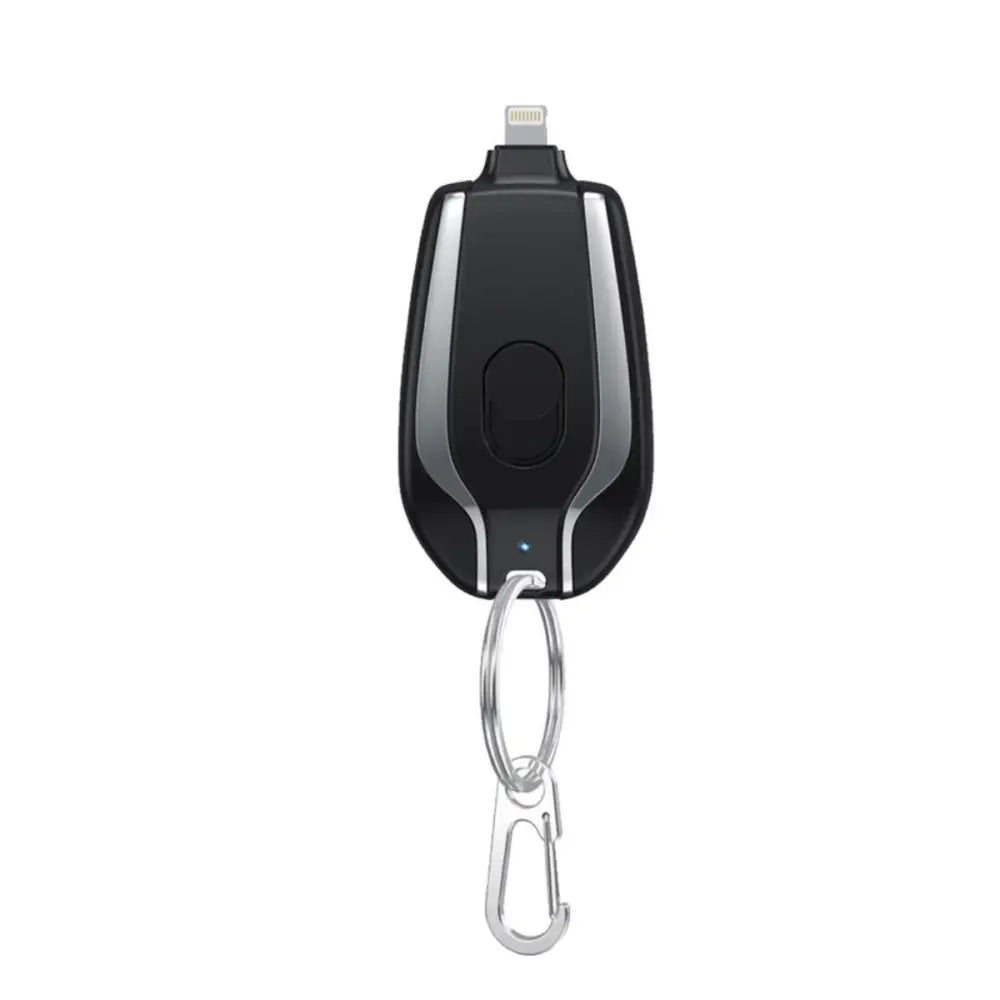 1500mAh Mini Power Emergency Pod Keychain Charger With Type-C Ultra-Compact Mini Battery Pack Fast Charging Backup Power Bank Beyond Trends Hub