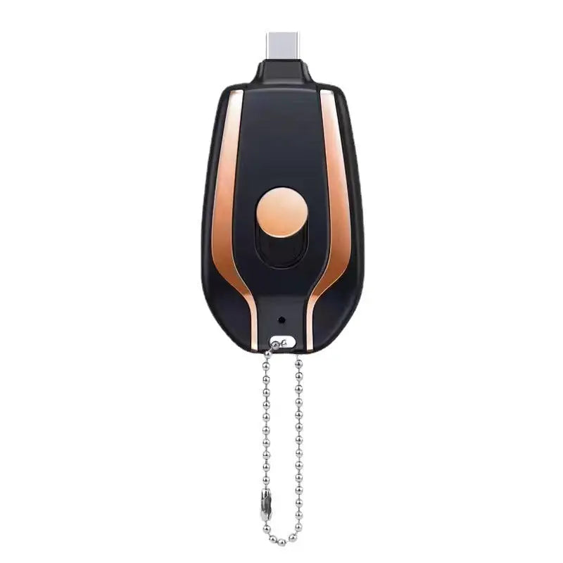 1500mAh Mini Power Emergency Pod Keychain Charger With Type-C Ultra-Compact Mini Battery Pack Fast Charging Backup Power Bank Beyond Trends Hub