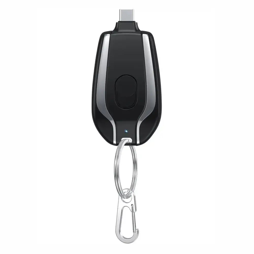 1500mAh Mini Power Emergency Pod Keychain Charger With Type-C Ultra-Compact Mini Battery Pack Fast Charging Backup Power Bank Beyond Trends Hub