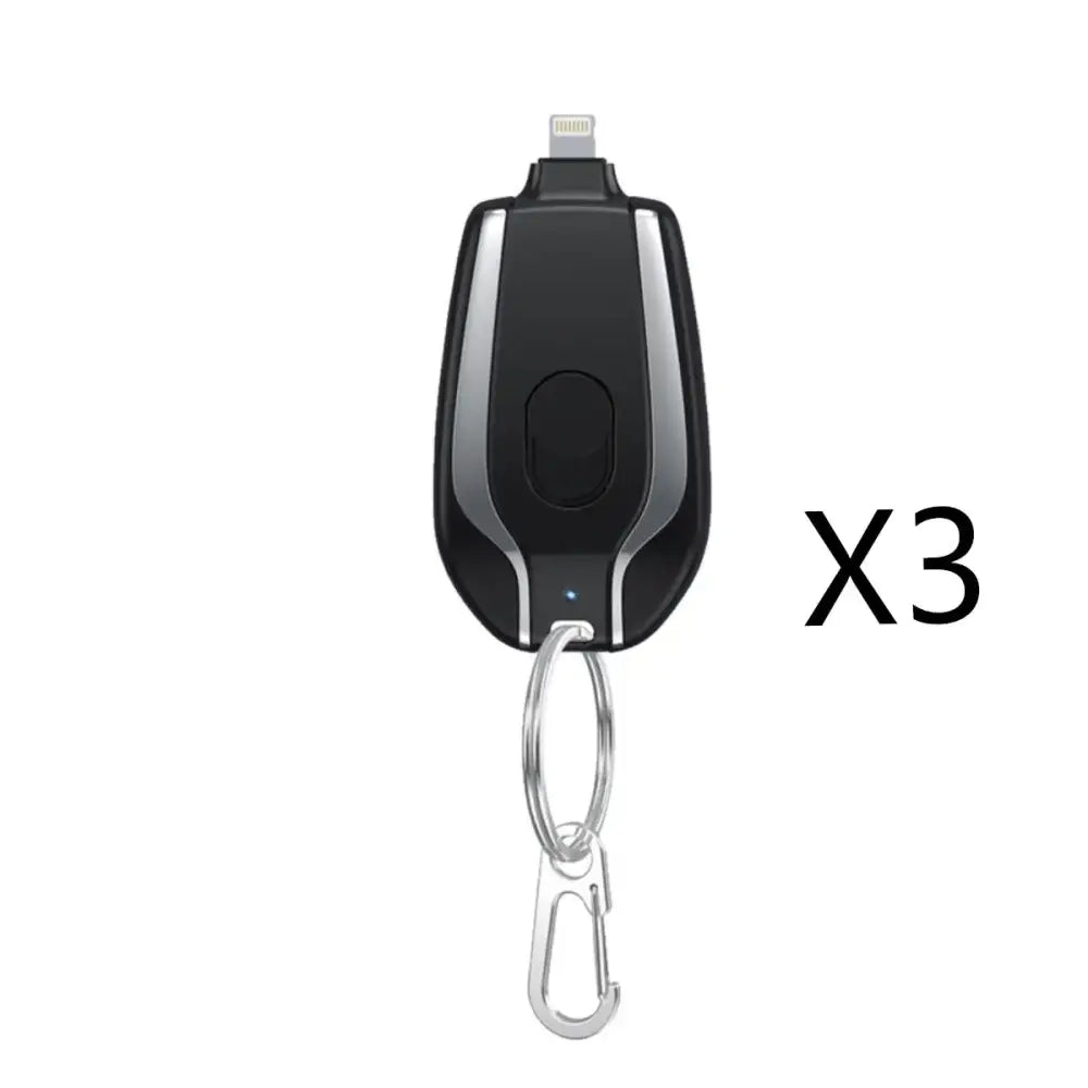 1500mAh Mini Power Emergency Pod Keychain Charger With Type-C Ultra-Compact Mini Battery Pack Fast Charging Backup Power Bank Beyond Trends Hub