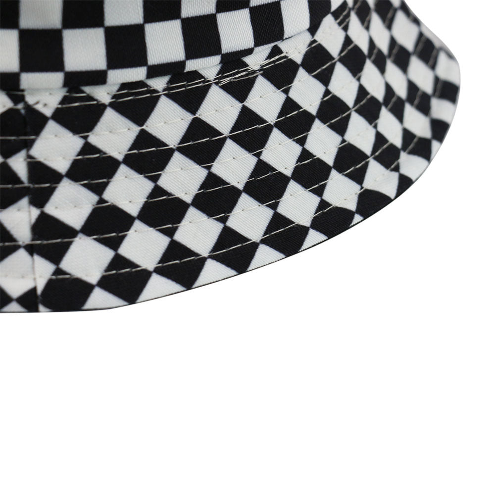Lattice Element Sun Hat Female Japanese